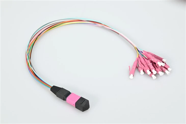 Patch kabely Mpo-lc 12 Core Fiber Patch Cord OM4